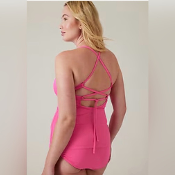 🆕 Athleta Triangle Tankini Top Size S D-DD Cup NWT - Picture 5 of 8
